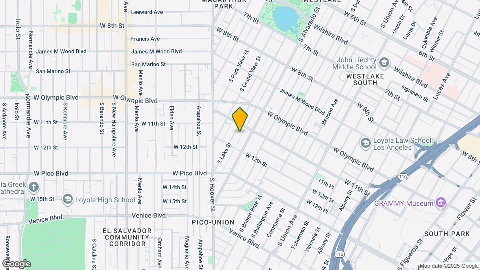 1118 S Lake St Map and Location Details