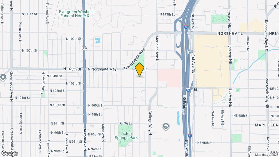 10331 Wallingford Ave N Mapa y Detalles de la Ubicación