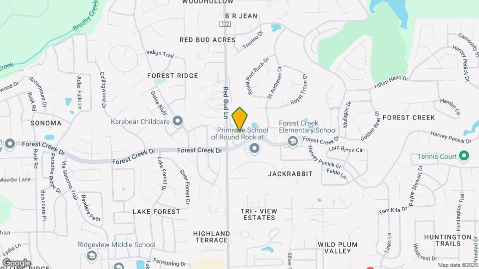 3300 Forest Creek Dr Map and Location Details