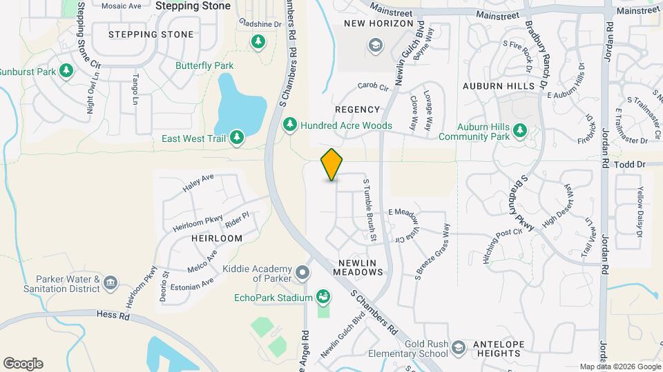 11569 S Flower Mound Way Map and Location Details