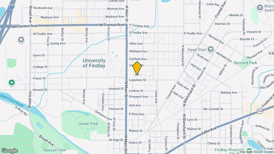 132 Laquineo St Mapa y Detalles de la Ubicación