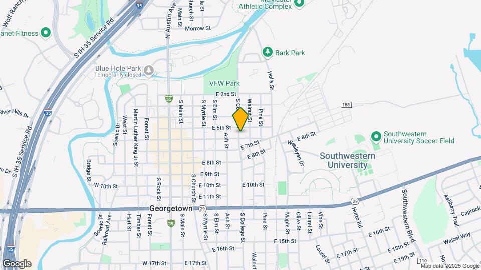 505 S College St Map and Location Details