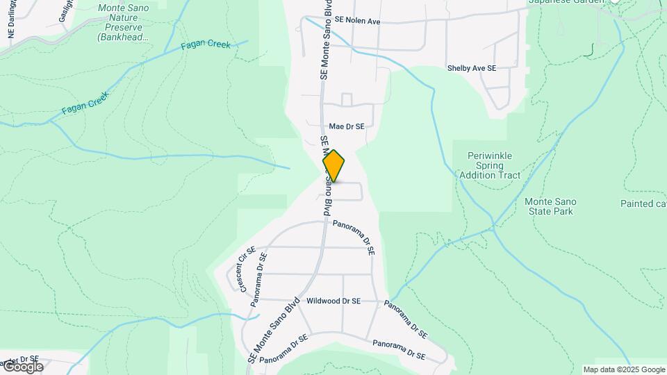 1207 SE Monte Sano Blvd Map and Location Details