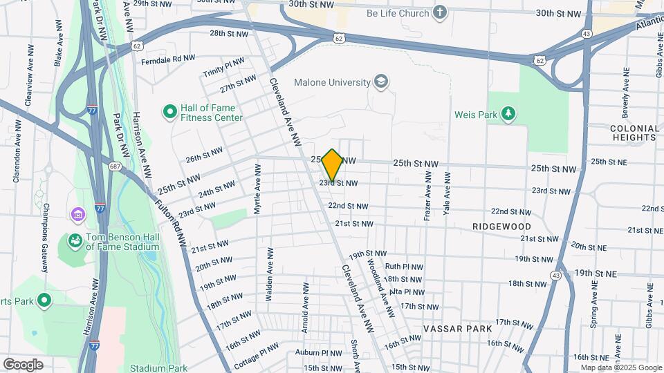 1022 23rd St NW Map and Location Details