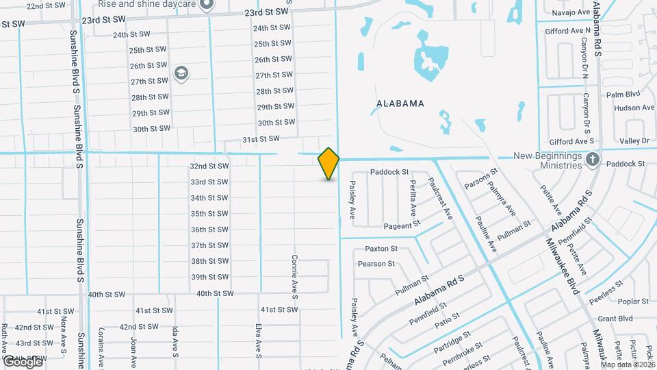 2503 33rd St SW Map and Location Details