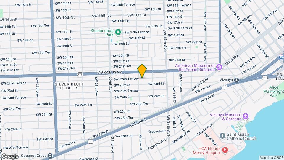 1856 SW 22nd Terrace Mapa y Detalles de la Ubicación