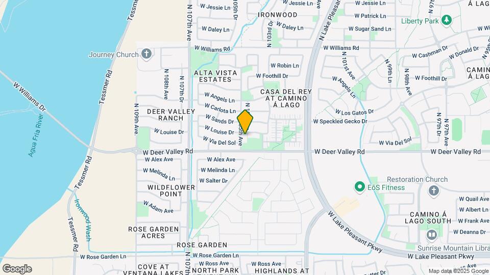 21948 N 104th Ln Mapa y Detalles de la Ubicación