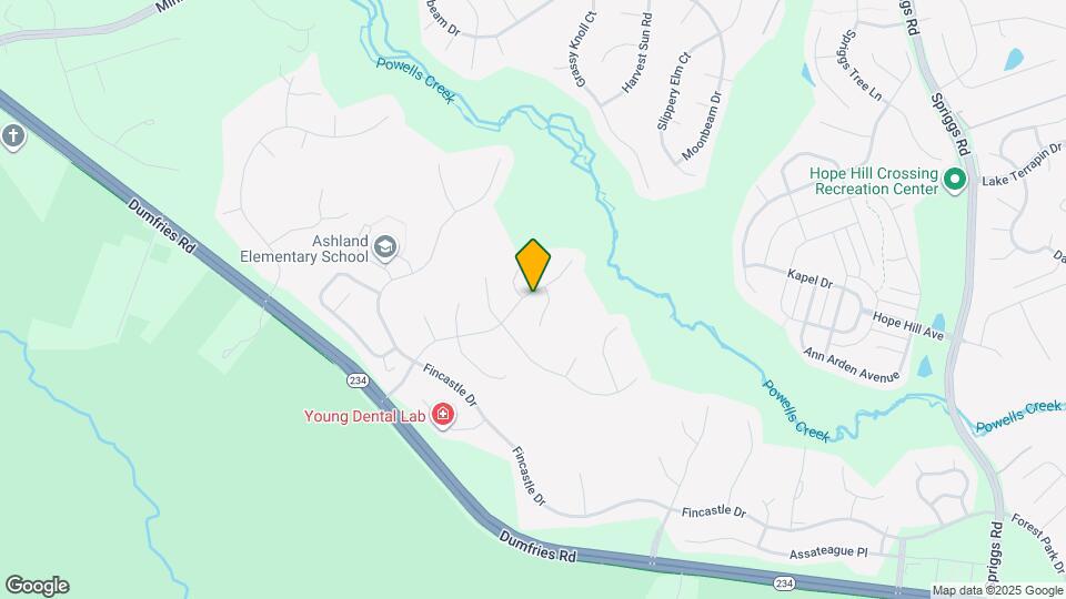 15335 Warm Springs Ln Map and Location Details