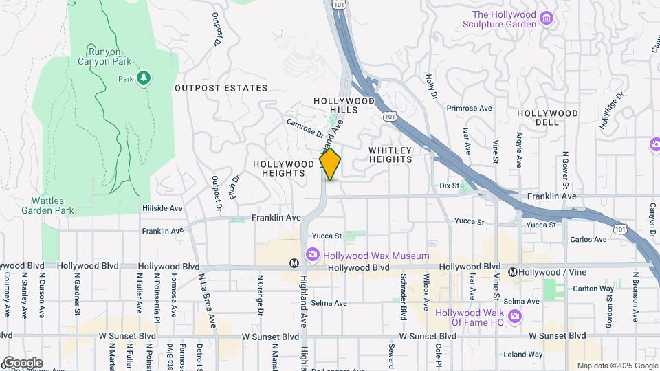 Highland Tower Apartments Map and Location Details