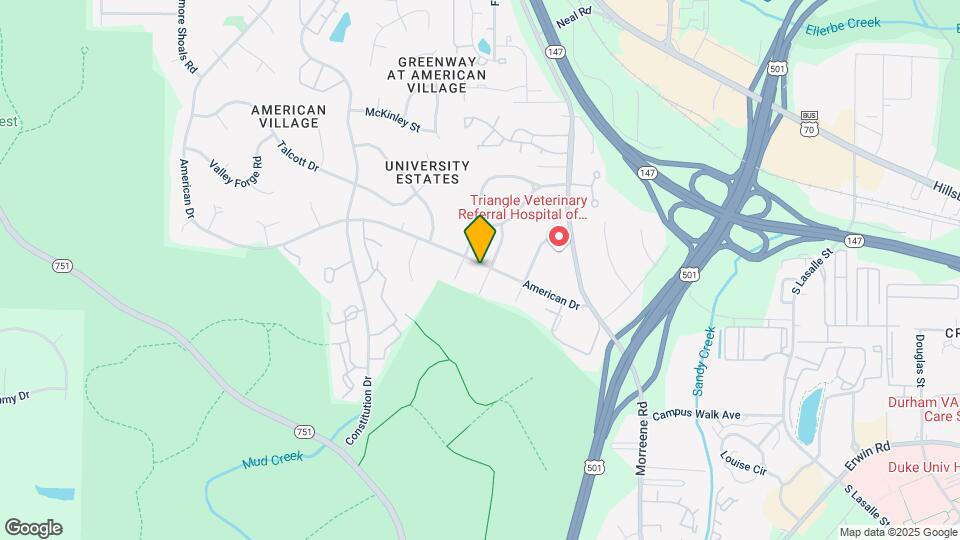 4000 Inwood Drive Map and Location Details