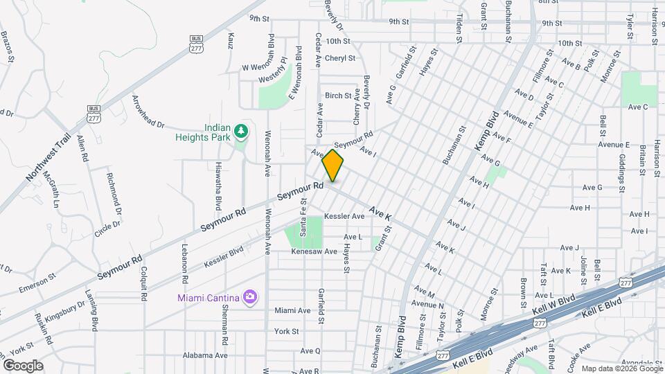 3102 Ave K Map and Location Details