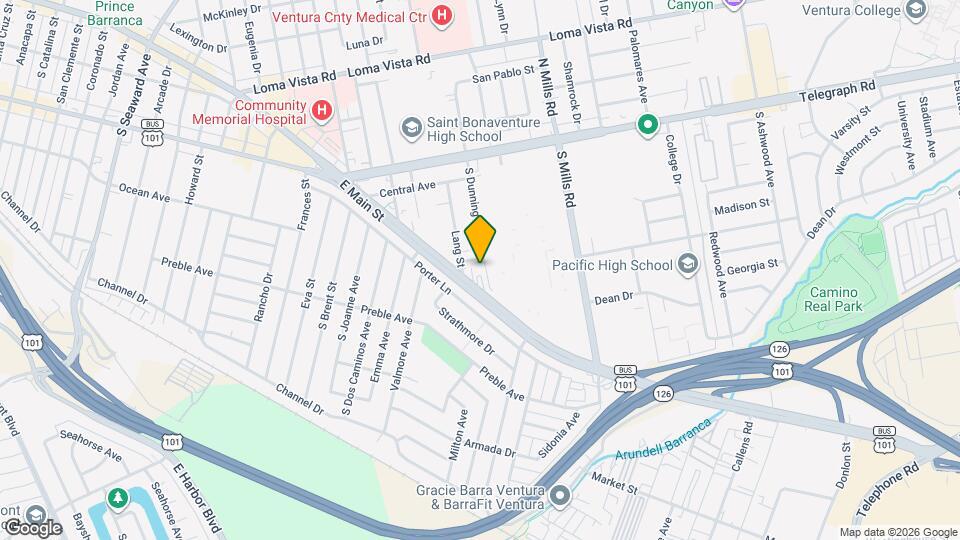 309 S Dunning St Map and Location Details