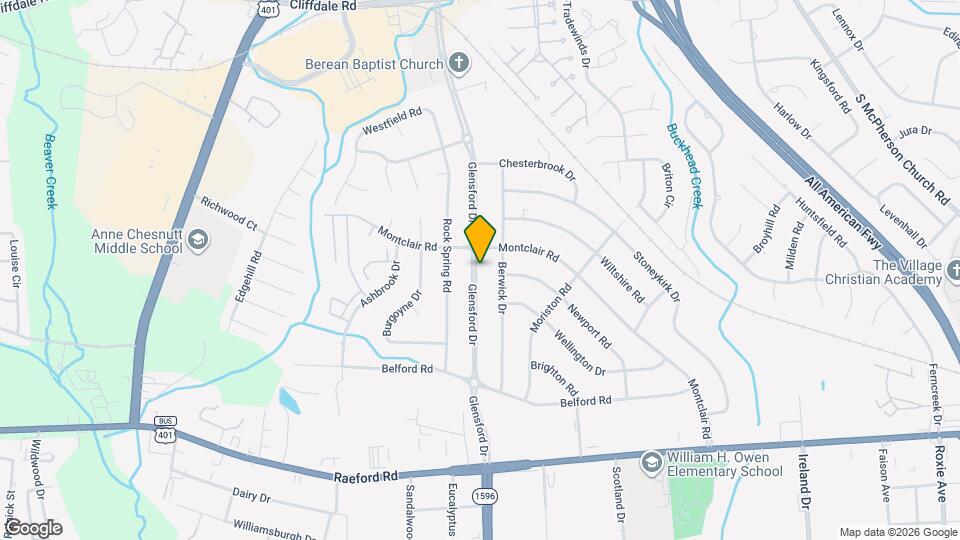 713 Glensford Dr Map and Location Details