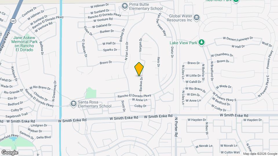 21746 Backus Dr Map and Location Details