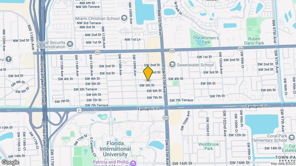 10811 SW 5th St Mapa y Detalles de la Ubicación
