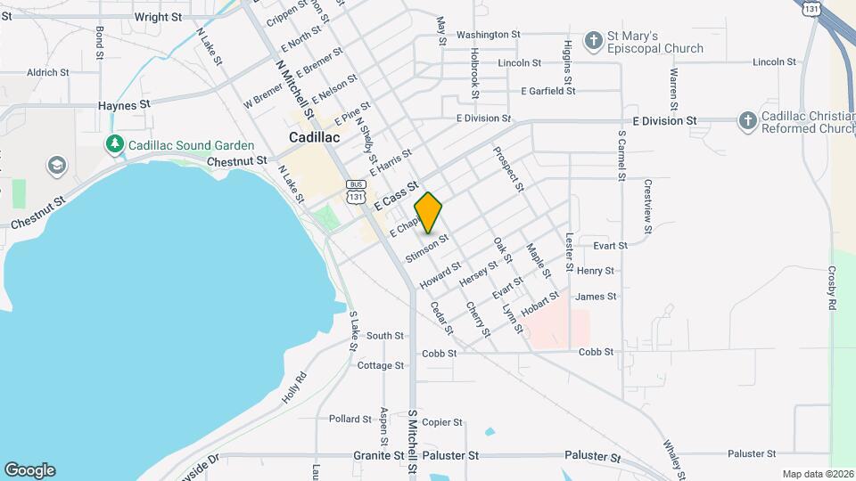 319 S Shelby St Mapa y Detalles de la Ubicación