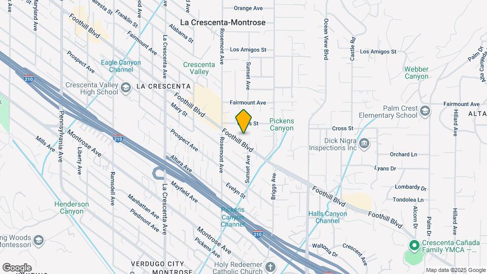 2515 Foothill Blvd Map and Location Details