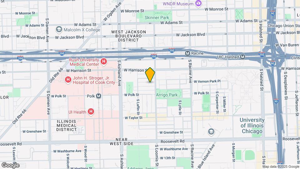 1418 W Lexington St Map and Location Details