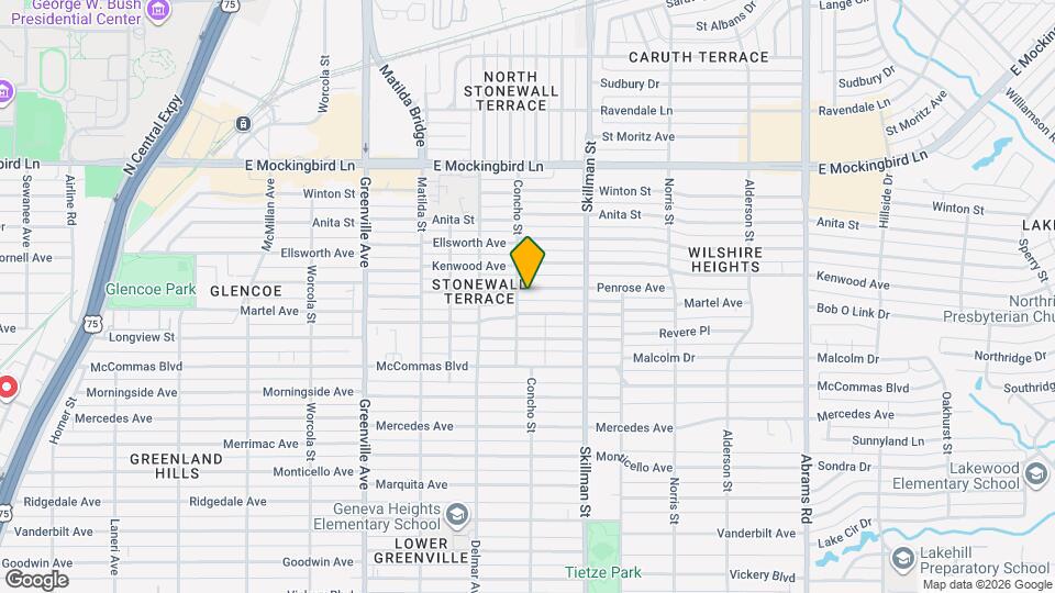 6006 Penrose Ave Map and Location Details