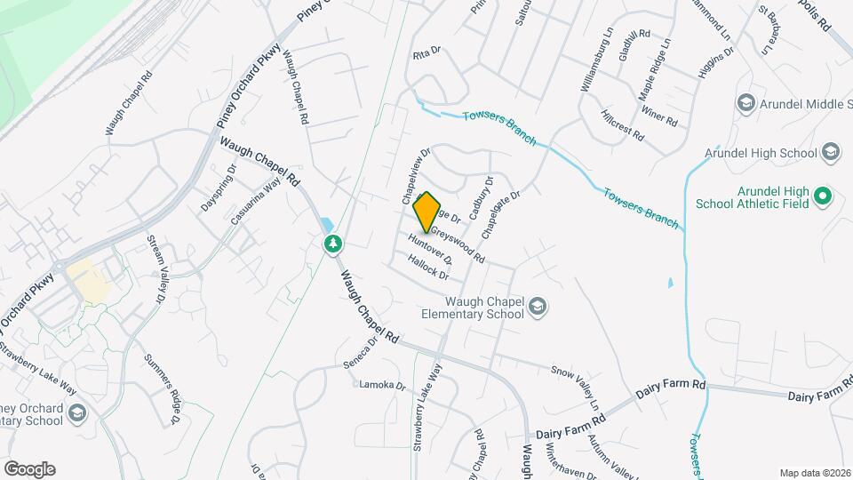 1337 Huntover Dr Map and Location Details