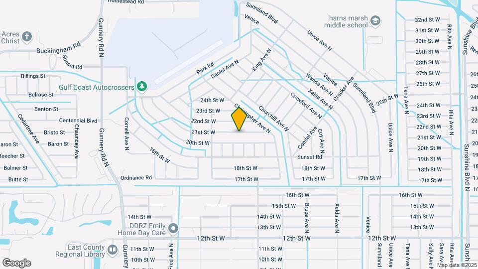 3819 21st St W Map and Location Details