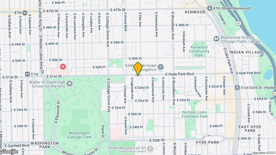 951-953 E Hyde Park Blvd Mapa y Detalles de la Ubicación