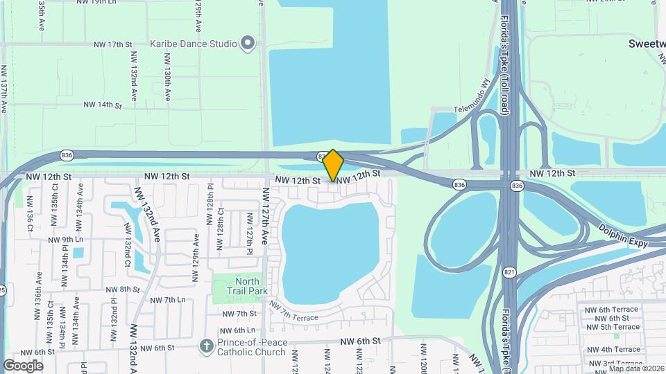 1175 NW 125th Ct Map and Location Details