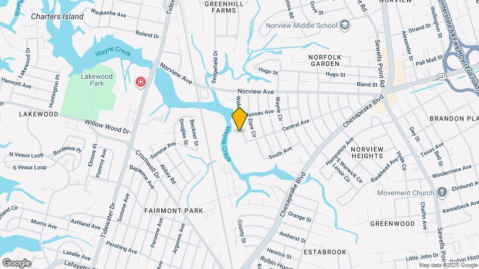 3817 Wake Cir Map and Location Details