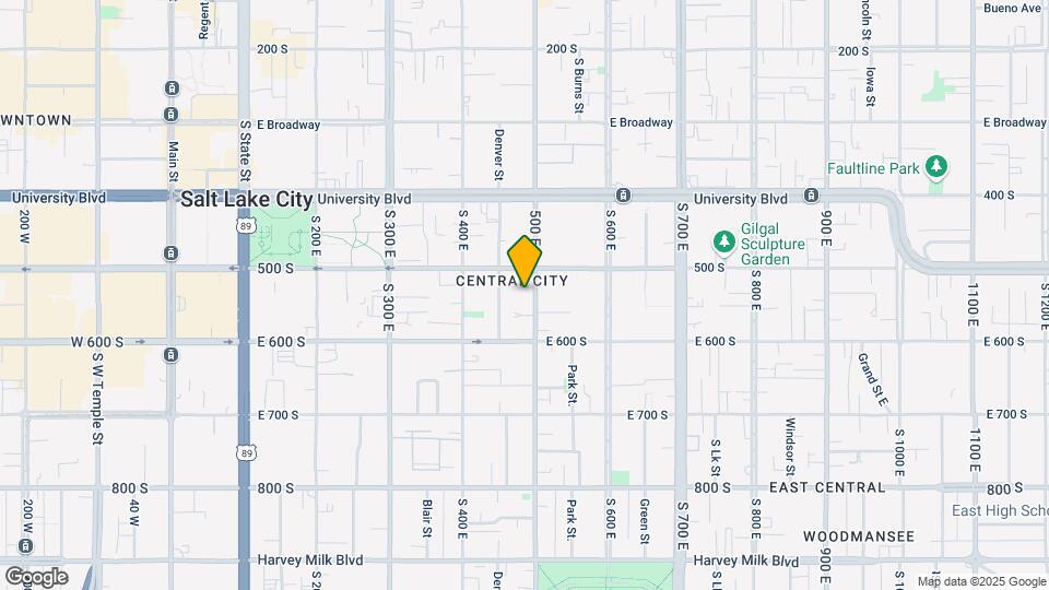 520 E 500 S-Unit -Unit 313 Map and Location Details