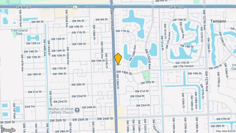 1727 SW 136th Pl Map and Location Details