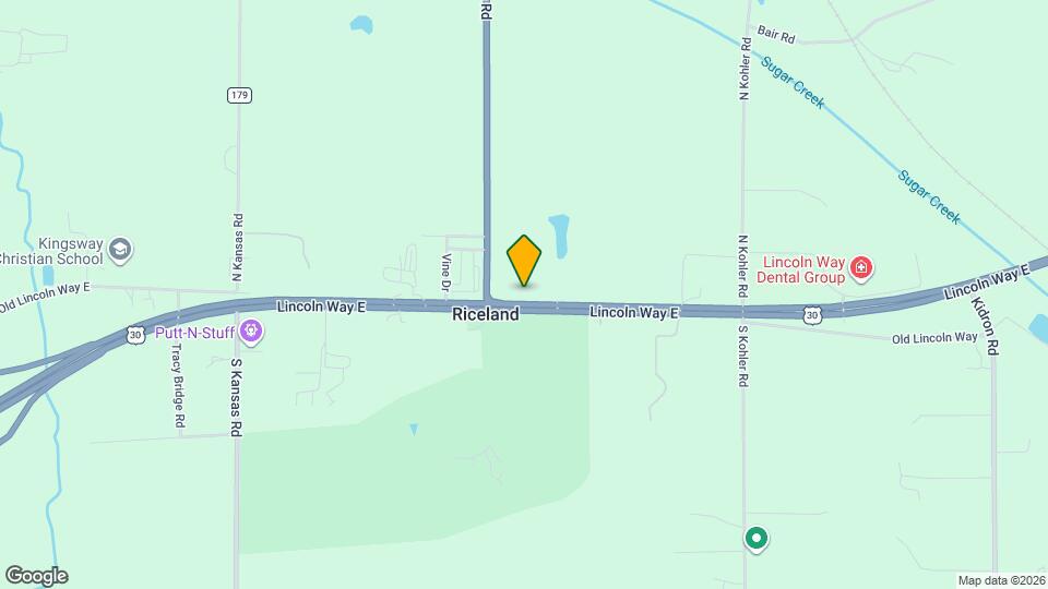 12080 Lincoln Way E Map and Location Details