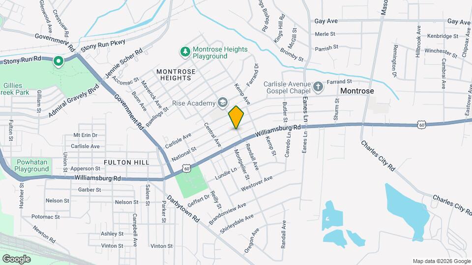 2021 National St, Unit 1 Map and Location Details