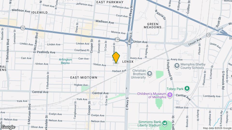 2274 Vinton Ave Map and Location Details