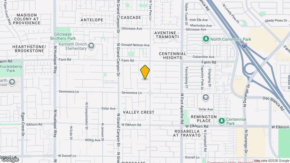 9412 Forest Edge Ave Map and Location Details