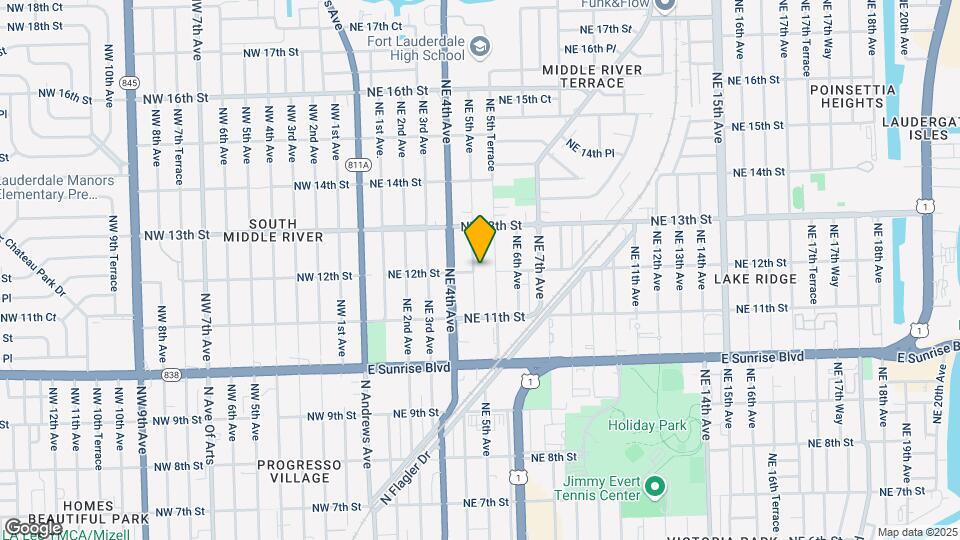 1200 NE 5th Ave Map and Location Details