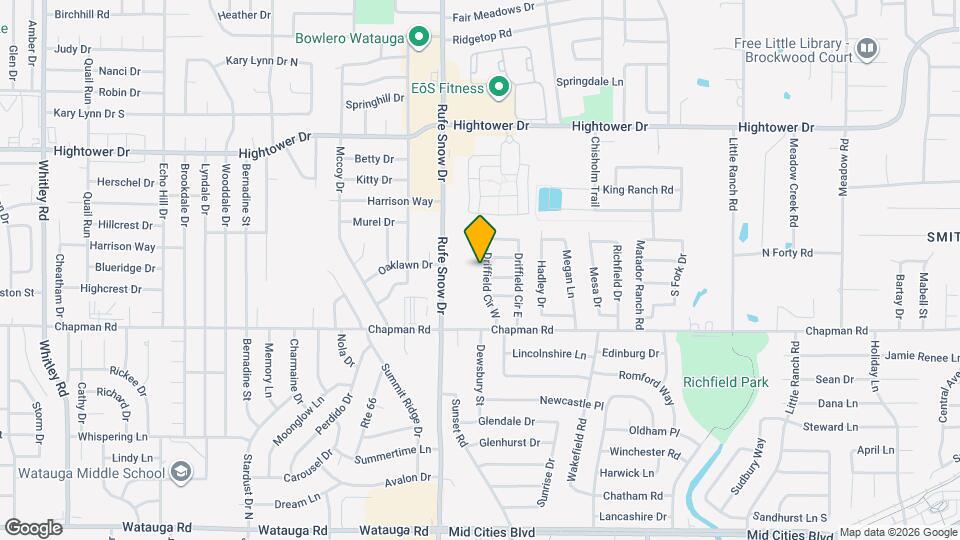 6821 Driffield Cir W Mapa y Detalles de la Ubicación