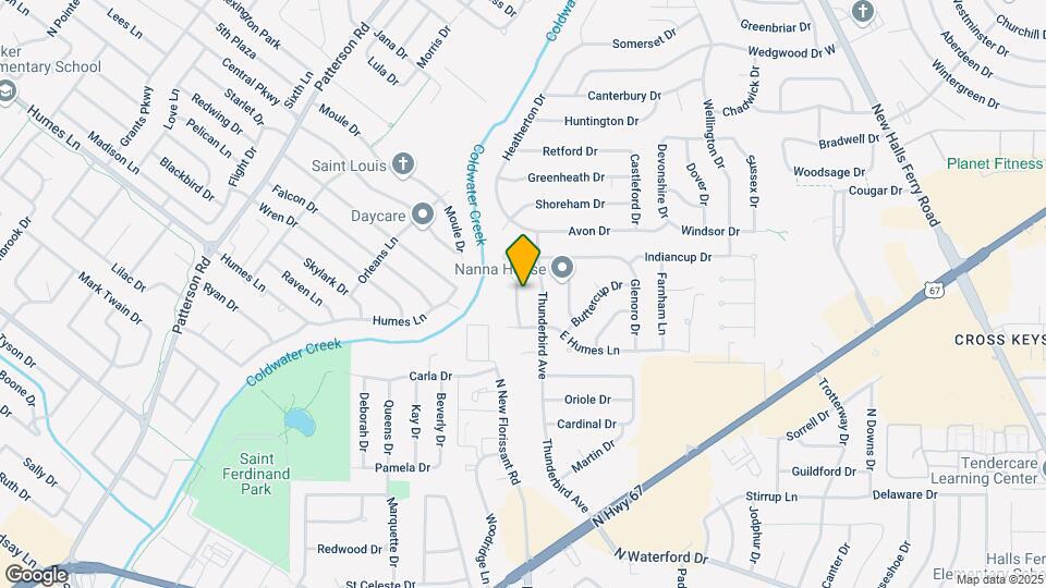 2250 Spoonwood Dr Map and Location Details