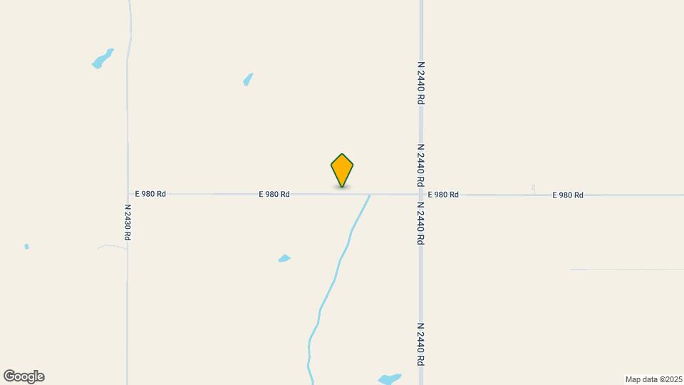 23673 E 980 Rd Map and Location Details
