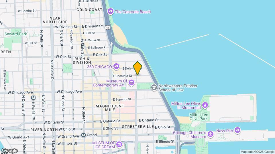 855 N Dewitt Pl Mapa y Detalles de la Ubicación