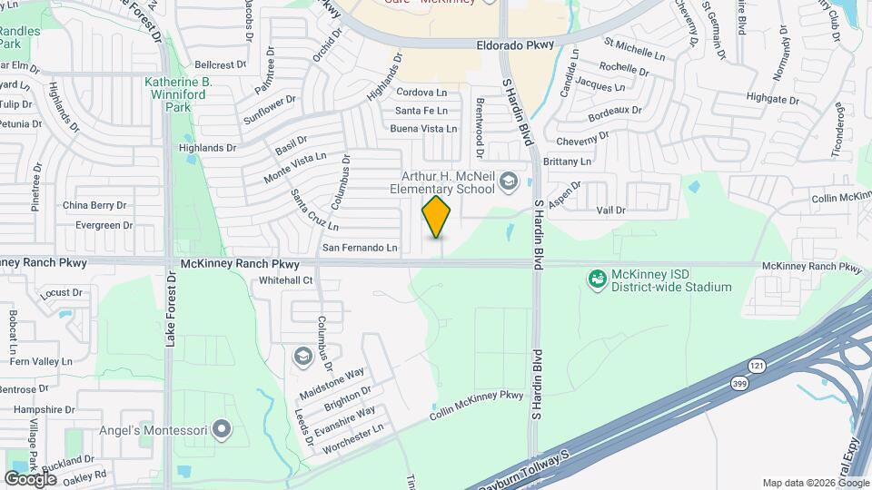 3904 Kathryn Way Map and Location Details