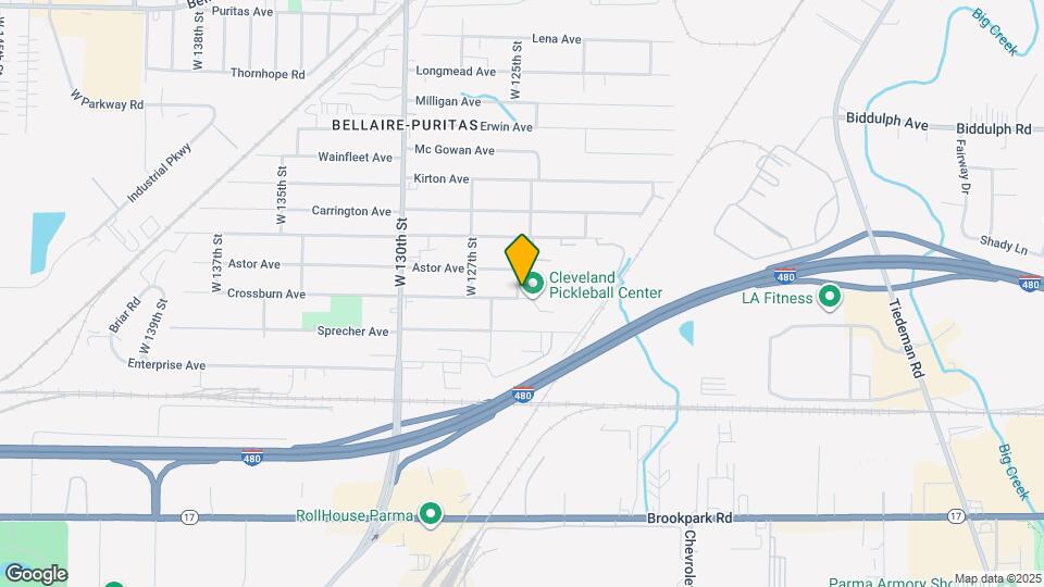 4739 W 125th St Map and Location Details