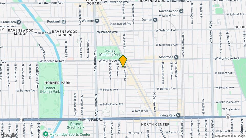 4322 N Leavitt St Mapa y Detalles de la Ubicación