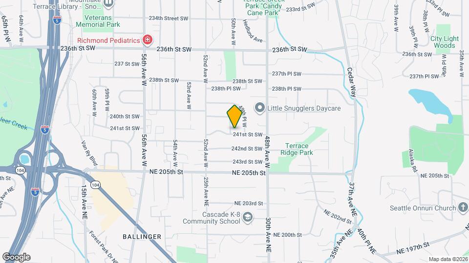 4907 241st St SW Map and Location Details