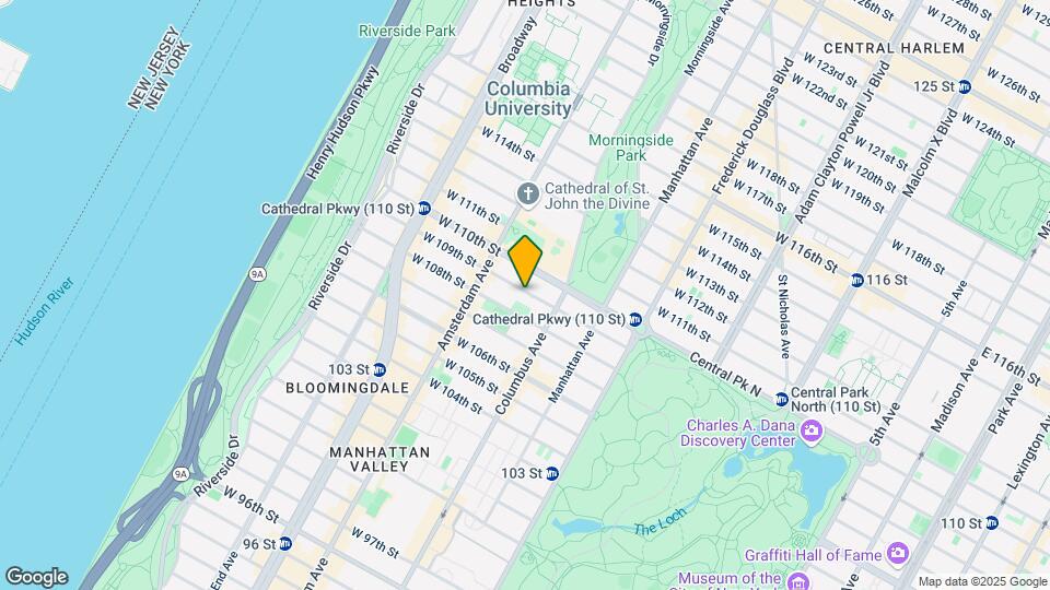 118 West 109th Street Map and Location Details