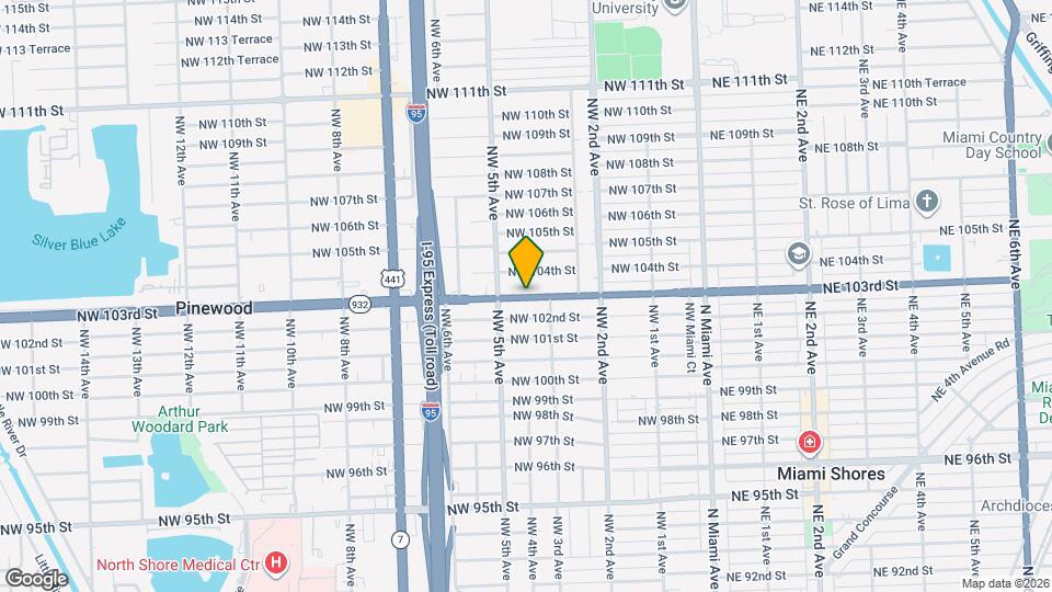365 NW 103rd St Map and Location Details