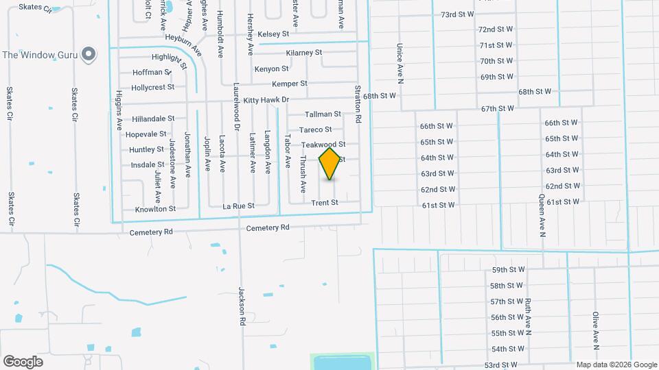 6015 Thorpe Ave Map and Location Details