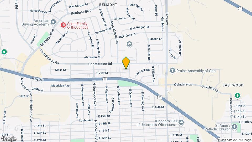 2103 N Queens Ave, Unit B Map and Location Details