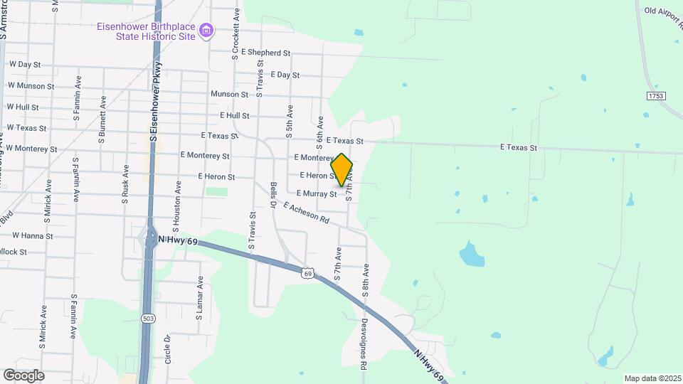 621 E Murray St Map and Location Details