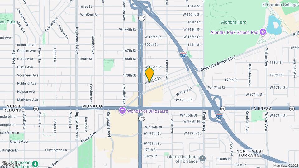 4336 W 171st St Map and Location Details