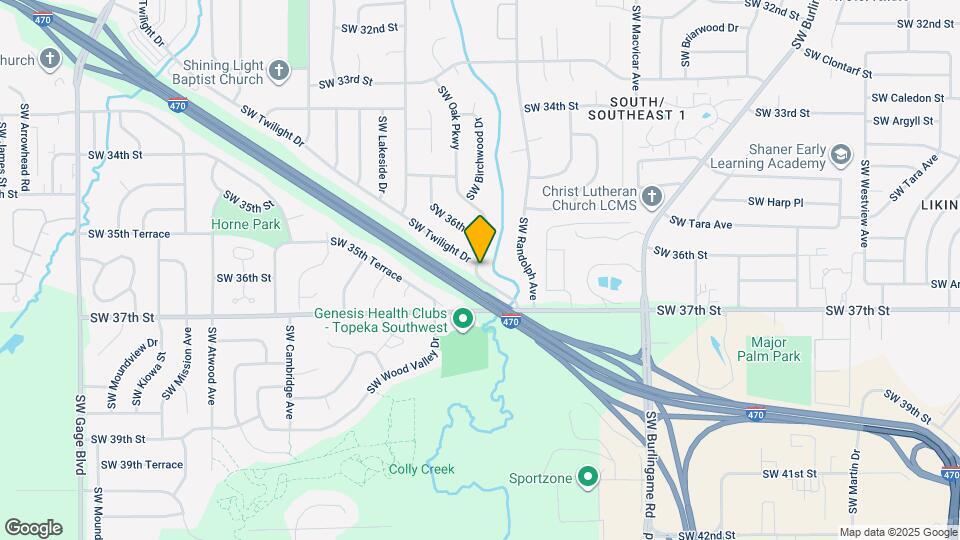3624 SW Oak Pkwy Map and Location Details